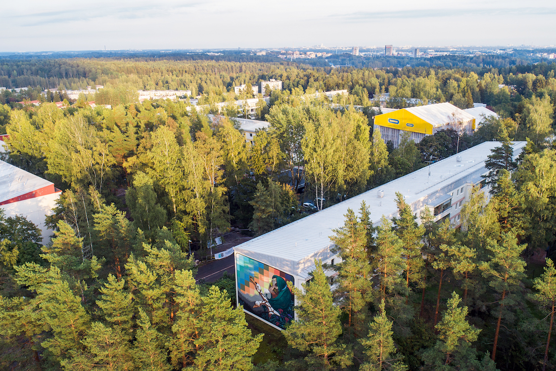 Ensimmäiset Upeart Festival 2019 -muraalit valmistuivat Espoossa ja Joensuussa